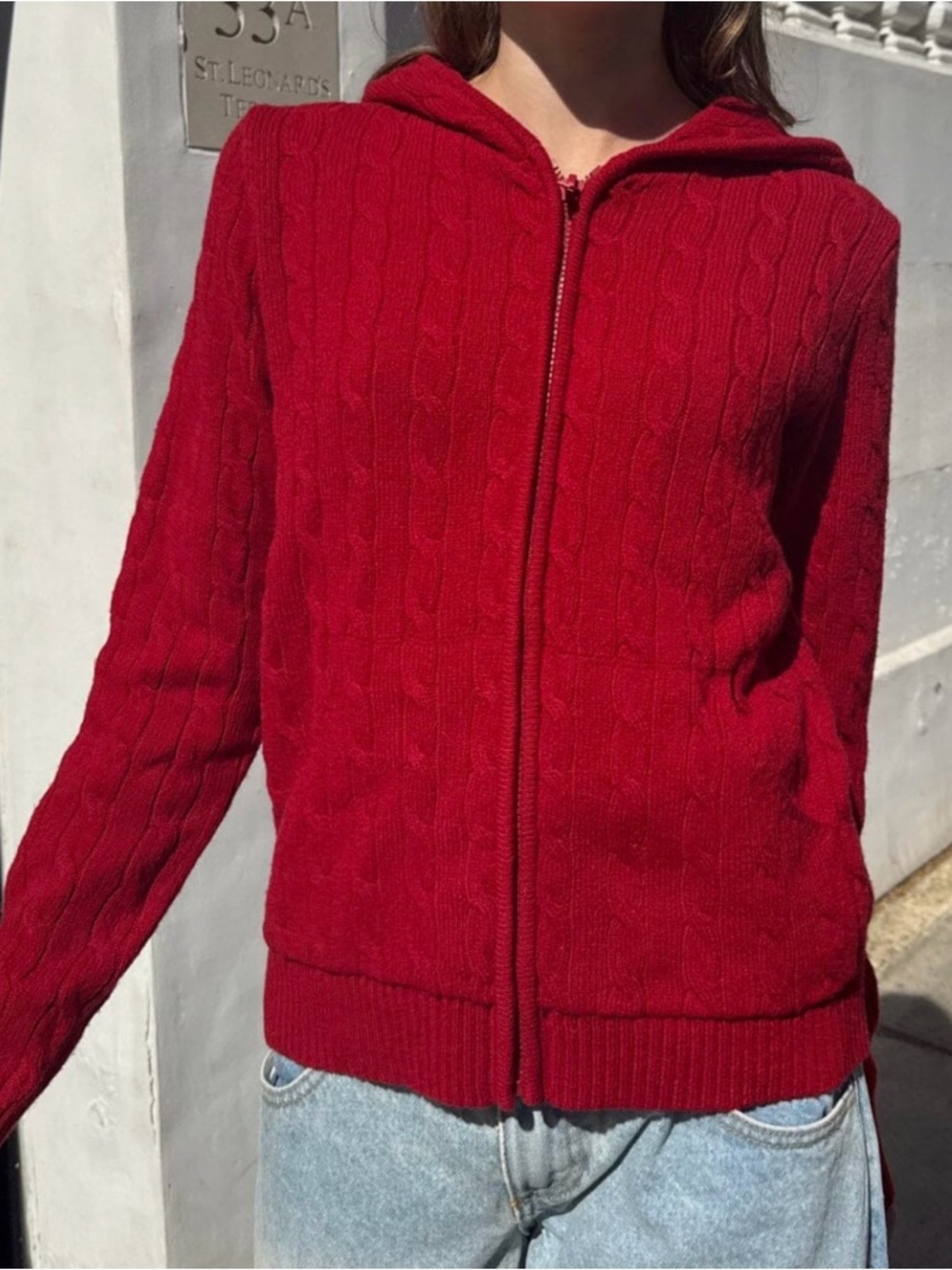 Brandy Melville - Ayla Cable Knit Sweater